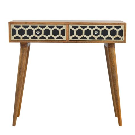 Bone Inlay Console Table dropshipping | Artisan furniture UK