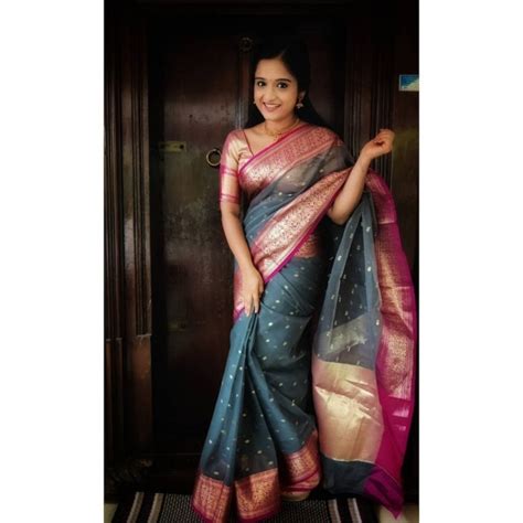 Santhwanam Fame Gopika Anil Look Gorgeous In Saree മനോഹരിയായി ശിവൻ്റെ അഞ്ജലി സാന്തനം സീരിയ