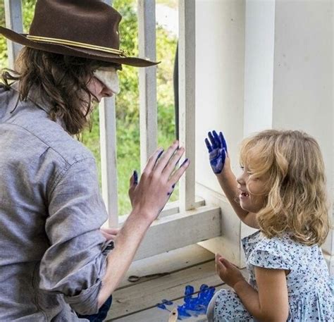 Carl and Judith Grimes | #Twd #ThewalkindDead | Twd elenco