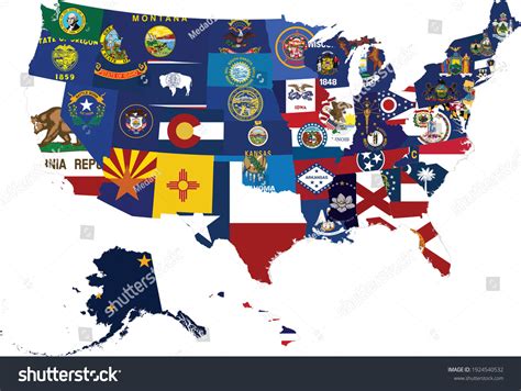 330,596 State Flags Map Images, Stock Photos & Vectors | Shutterstock