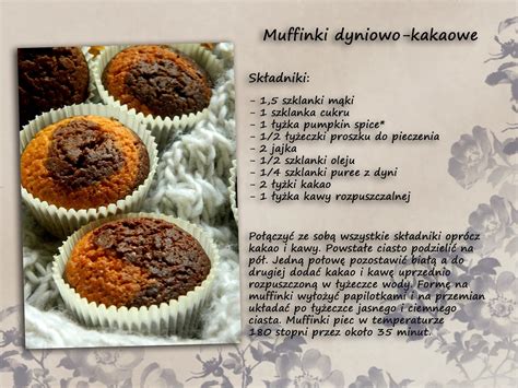 Muffinki Dyniowo Kakaowe My Simple Kitchen