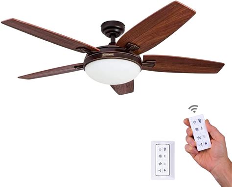 Honeywell Ceiling Fans Carmel 48 Inch Contemporary Indoor LED Ceiling