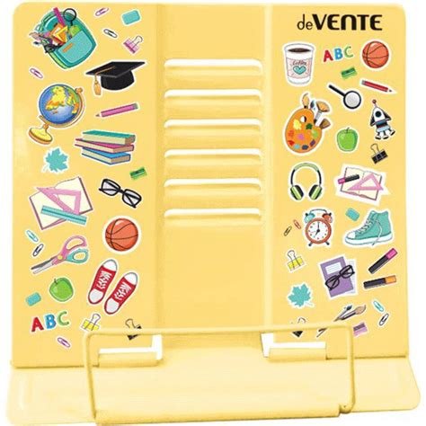 Подставка для книг "Back to School" 15*15см полностью металл, песочно ...