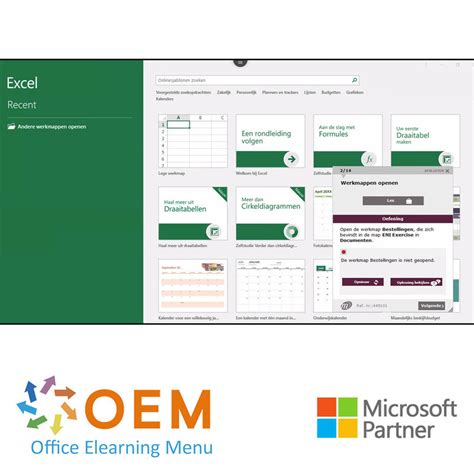 Excel 365 Basis Cursus E Learning Online Boek OEM