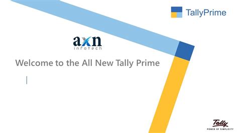 3 Tally Prime New Updates And Features Tamil AXN Infotech YouTube