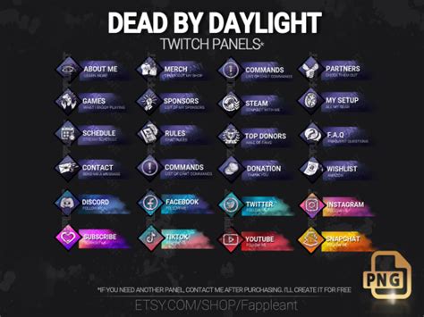 Animated Screens For Twitch Dead By Daylight Fanart Overlay Dbd Anime