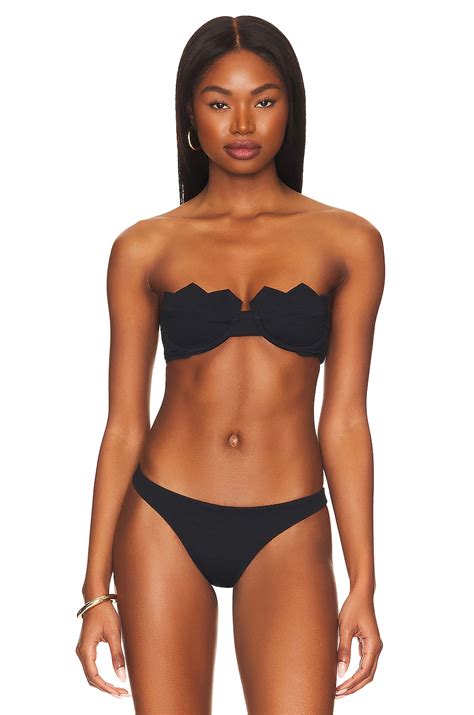 Vix Swimwear Imani Bikini Top In Black REVOLVE