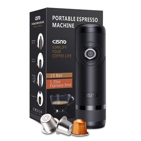 Machine A Espresso Electrique Portable CISNO Bouilloire De Pression 15