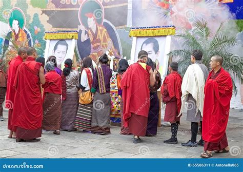 Ceremony At The Punakha Dzong Punakha Bhutan Editorial Photo Image