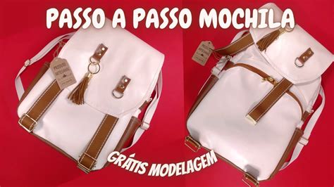 Passo a Passo de COMO FAZER MOCHILA Molde e Confecção de Mochila