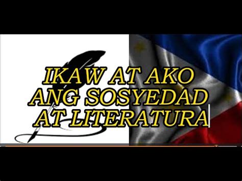 SOSYEDAD AT LITERATURA REVERSE SPOKEN WORD POETRY YouTube