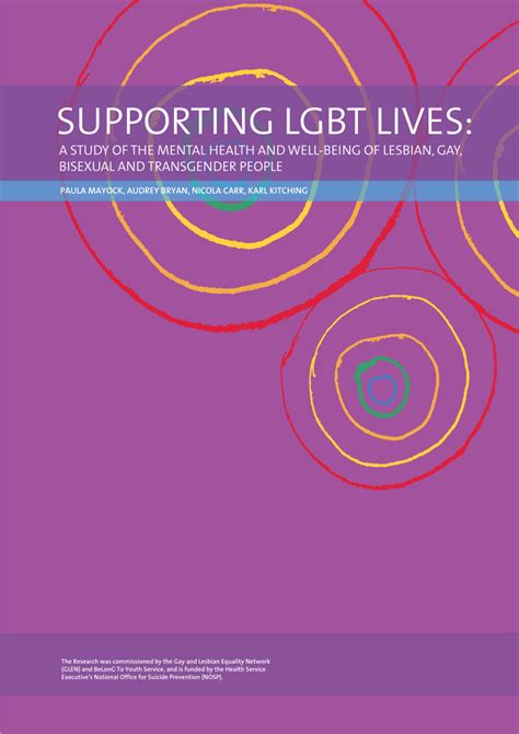 Pdf Supporting Lgbt Lives A Study Of The Mental Health And Well Being Of Lesbian Gay