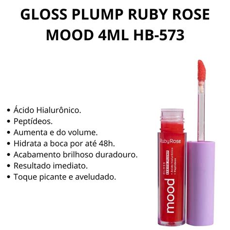 GLOSS PLUMP RUBY ROSE MOOD 4ML HB 573