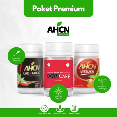 Jual Paket Promil Premium Ahcn Isi 3 Botol Obat Penyubur Wanita Vitsuka