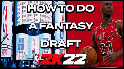 How To Do A Fantasy Draft In Nba K My League Youtube