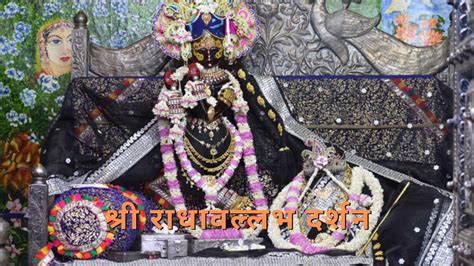 Shri Radhavallabh Darshan - Vrindavan - YouTube