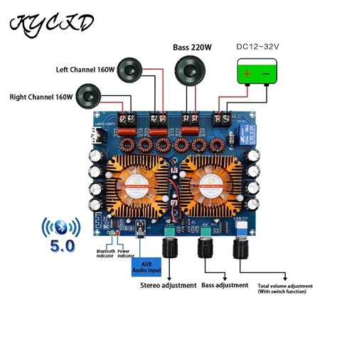 Placa Amplificadora Con Chip Dual Tda E Placa Amplificadora Con