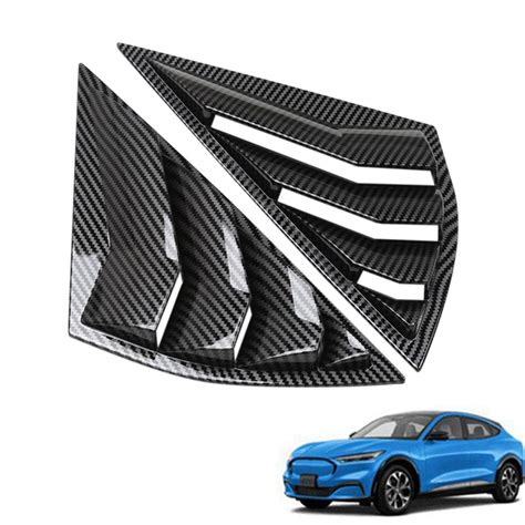 Buy OGAUY Rear Side Window Louvers For Ford Mustang Mach E 2021 2022