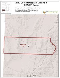 Beaver County Congressional Map - Southern Utah Cares