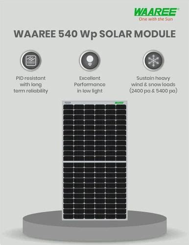 Waaree 5 KW Single Phase On Grid Inverter Solar Module Combo At Rs