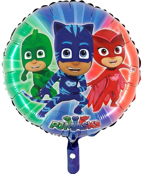 Pj Masks Foil Balloon Birthday Party Supplies Decoration Etsy