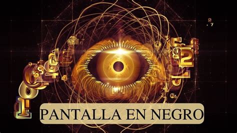 Pantalla negra del chakra del tercer ojo curación profunda latidos