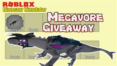 Roblox Dino Sim Megavore