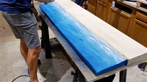 Epoxy Resin Ocean Table Step By Step Tutorial Pahjo Designs