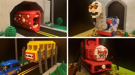 LEGO TRAIN EATER Vs BUS EATER Vs THOMAS EXE Vs CHOO CHOO CHARLES YouTube