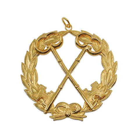 Grand Treasurer Grand Lodge Masonic Officer Jewel - RBL-42-