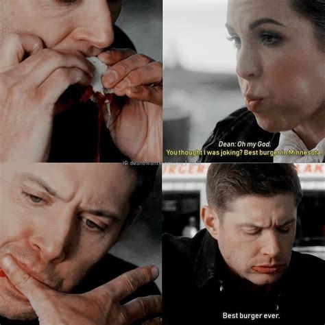 Dean And Donna Eating Burgers Supernatural 14x11 Damaged Goods