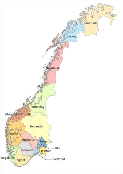 Counties of Norway - Wikiwand