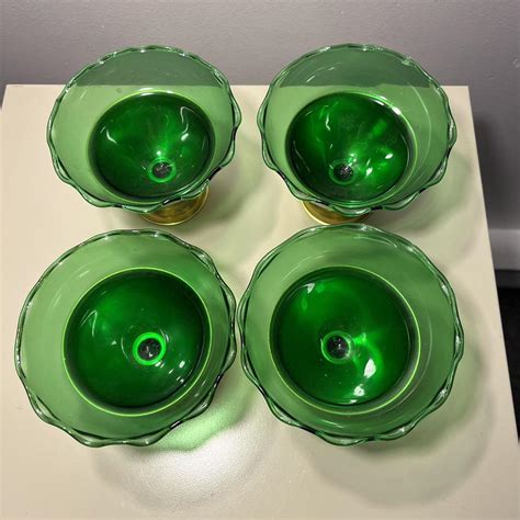 Green And Gold Dinnerware Depop