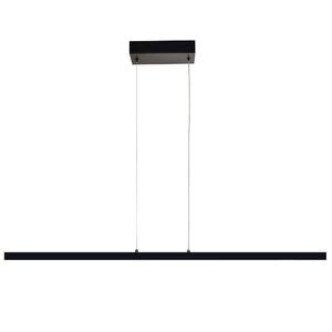 Lustre Pendente Retangular Linear Led Integrado Slim Cm Bivolt