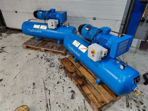 HYDROVANE HV02 502 WITH DRYER 150L 2 2kW 3HP VANE COMPRESSOR THREE