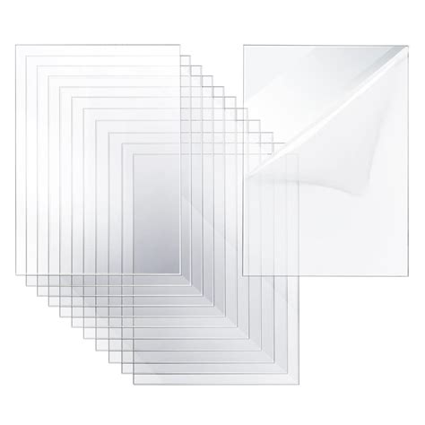 Elavain Clear Acrylic Sheets Pack Plexiglass Sheet X Replacement