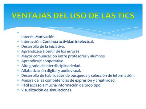 Ventajas Y Desventajas De Las Tics En La PPT