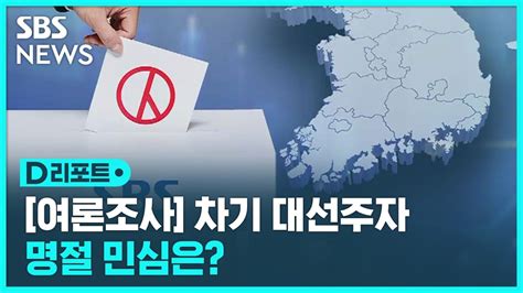 여론조사① 차기 대선주자 여당 경합야당은 이재명 선두