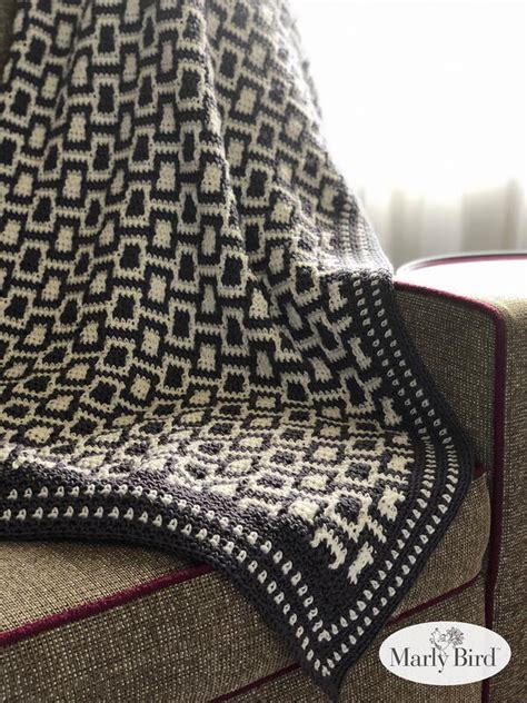 10 Free Mosaic Crochet Blanket Patterns