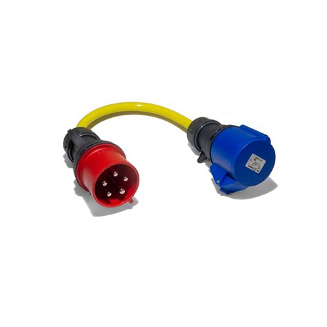 VICTRON Energy Adapterkabel 32A CEE Kupplung 3p Zu 32A CEE Stecker 5p