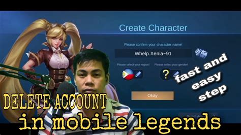 Paano Mag Delete Ng Account Sa Mobile Legends At Gumawa Ng Bagong