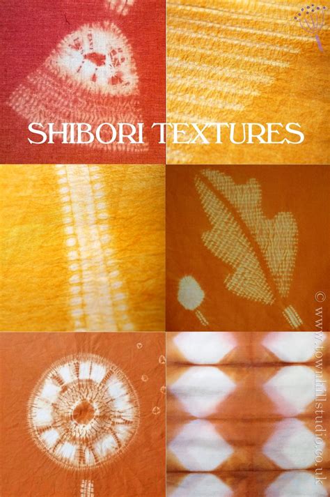 A Collection Of Shibori Textures By Townhill Studio Created With A