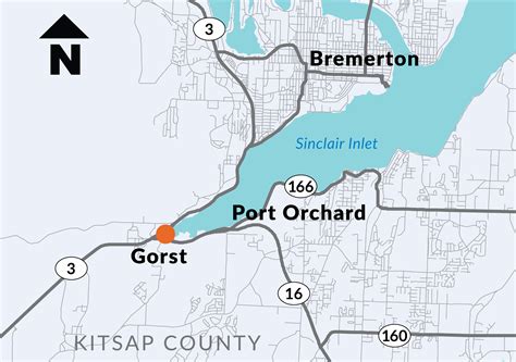 Kitsap County Map With Roads