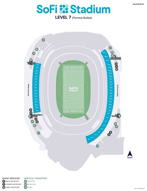 SoFi Stadium Seating Chart 2023 - SeatGraph