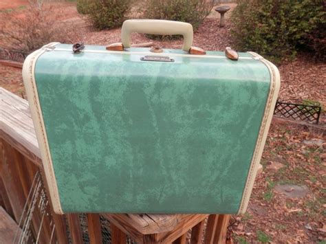 Vintage Samsonite Bermuda Green Overnight Case