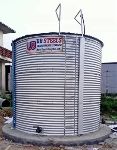 Zincalume Steel Water Storage Tank At Rs Litre Zinc Aluminium