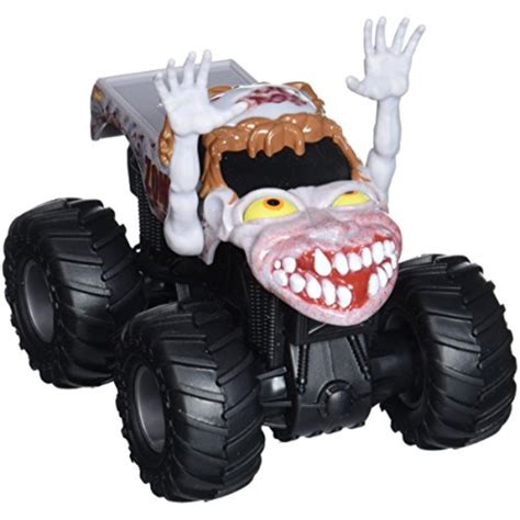 Hot Wheels Monster Jam Rev Tredz Zombie Vehicle 1 43 Scale Walmart