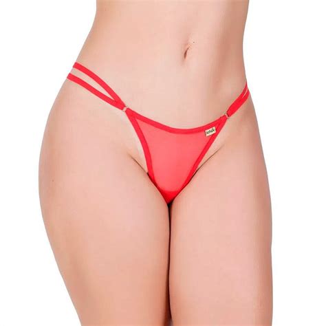 Calcinha Vem Não Abertura Atrás Vermelho Lingerie Sensualle