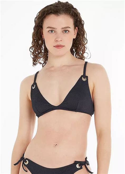 Triangle Bikini Top By Tommy Hilfiger Look Again