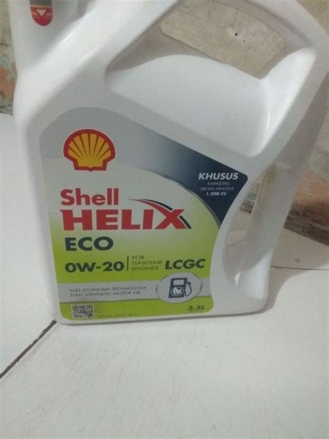 Oli Mobil Shell Helix Eco W Lcgc L Original Lazada Indonesia